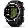 Garmin Orologio GPS Golf Garmin Approach S44, leggero, AMOLED, Virtual Caddy, Giappone