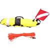 Palla boa da pesca gonfiabile visibilità 83x25x25cm 560g per sport acquati