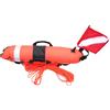 Palla boa da pesca gonfiabile visibilità 83x25x25cm 560g per sport acquati