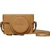 Sony Giappone NUOVA SONY LCJ-RXK CC Camera Jacket Case beige per serie RX100