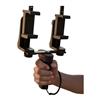 Supporto Telefono per Live Streaming Doppia Posizione Supporto ABS 19,5x10,5x7cm