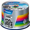 Verbatim Japan 1-Time Recording DVD-R 120min 50 Pack Silver Printable VHR1