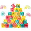 Flintronic 30 Pezzi Mini Smiley Spring Molla Giochi Gadget per Bambini, Spirali