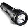 CRESSI Astra Torch Black - Torcia Subacquea LED Ricaricabile Alta Luminosità Imp