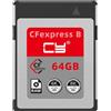 CY CFexpress Type-B Memory Card 64GB-256GB CFE CFB Adapter 8K RAW PCIe...