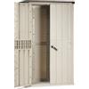 TOOMAX Capanno Attrezzi 2 ante Resina 130x75x206 cm Grigio