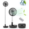 Primevolve Ventilatore oscillante portatile, Ventilatore a piantana con telecoma