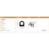 ACB Copriwater Flaminia METRO NERO Sedile Wc Coprivaso Asse