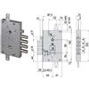 CISA Serratura Triplice Applicare con Scrocco Doppia Mappa Blindate 57515