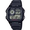 Casio Giappone NUOVO Orologio Uomo Casio AE-1200WH-1AJH Nero, Digitale, 100m...