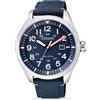 Citizen Giappone NUOVO Orologio Citizen Uomo Eco-Drive Solare AW5000-16L Quadrante Bl...
