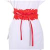 Cintura donna regolabile in pizzo larghezza 9,5 cm per abiti gonne top