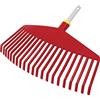 WOLF Garten Wolf-Garten 3554000 UI-M Scopa per Foglie, Rosso/Bianco
