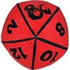 Northwest Company Dungeons & Dragons Red D20 Plush Cloud Pillow Standard