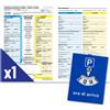 Clikeaze Constatazione Amichevole di Incidente + Disco Orario Auto | Kit Completo 1 Modul