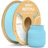 ELEGOO Filamento PLA Matte Blu Ghiaccio 1 kg, 1,75 mm, Opaco PLA Filamento per S