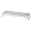 Biomag, S.L. Mars Gaming MGS-ONE Bianco, Supporto Monitor Chroma RGB, Dimensioni
