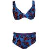 JUSTMINE FEELING by JUSTMINE bikini double-face coppa C azzurra/multicolor B2627C 6100