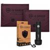 Lavatelli Vac-U-Shield Set 2 Sacchetti Sottovuoto + Pompa da viaggio USBc Rosso 45x34 | 2 sacchetti tessuto anti-graffio + pompa wireless USB-C ricaricabile, sacchi, buste adatte a zaini e bagagli a mano Ryanair