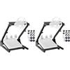 VEVOR Supporto Volante da Corsa per Logitech G25 G27 G29 e G920, Pieghevole e Regolabile Nero (YXZG29YXARTZDZ001V0) Playstation 3 (Confezione da 2)