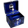Trousselier - Carillon Ballerina Blu - Carillon Portagioie Bambina a Forma di Vanity - Musica Musica Lago dei Cigni - Fosforescente - Ballerina Regalo Bambina - Porta Gioie Bambina