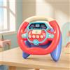Volante Simulatore di Guida Luminoso Volante da Gioco Sonoro per Bambini