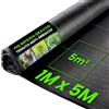 Green Thumbz Tela per pacciamatura 1 m x 5 m (100 g/m²) geotessile Telo per pacciamatura per
