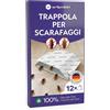 12 Trappole Scarafaggi E Blatte Da Interno - Esca Naturale Adesiva per Disinfest