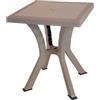 Generico TAVOLO RESINA RATTAN 60X60 TORTORA