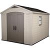 Keter Casetta da Giardino Factor 8x11 Effetto Leg Beige 256,4 x 331,5 x 243 H cm