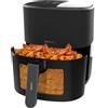 Cecotec Friggitrice ad aria senza olio 6,5 l con finestra Cecofry Fantastik Wind