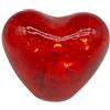 Generico CUORE in vetro crack ROSSO con luce led 8.5x5x6.5 cm BOMBONIERA 1GNK