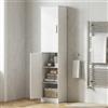 DecHome Colonna Bagno 2 Ante 40x35x180 cm Bianco