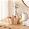 Secchio in legno per bagno , rustico, versatile ed ergonomico con