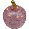 Generico MELA in vetro crack ROSA con luce led 7x9 cm BOMBONIERA 1GNK
