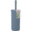 STEFANPLAST Portascopino WC in Plastica Domus Smoky Blue 11,5 x 11,5 x 40 cm