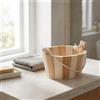 Secchio in legno multifunzionale per riporre accessori da bagno e bagno