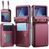 Custodia antifurto RFID CaseMe C22 per Samsung Galaxy Z Flip7 rossa