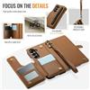 Custodia antifurto RFID CaseMe C22 con slot schede per Galaxy Z Fold7 marrone