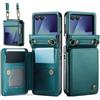 Custodia antifurto RFID CaseMe C22 verde per Samsung Galaxy Z Flip7