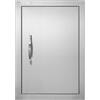 VEVOR Porta Accesso da Cucina, 355 x 508 mm, Singola per Esterno, in Acciaio Inox con Montaggio a Incasso, Isola, Stazione, Mobile da Esterno