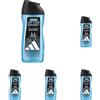 Adidas, After Sport Gel Doccia Bagnoschiuma 3 in 1 per Corpo, Capelli e Viso, Fo
