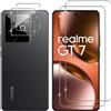 Lutree per Realme GT 7T 5G/GT 7 5G Vetro Temperato, 2+2 Pezzi Pellicola Protetti
