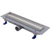 Fluidmaster SCHWAB Canalina per doccia standard, telaio in plastica, griglia da 450 mm, scarico da 40 mm, altezza 65 mm (regolabile 65 - 87 mm), telaio da 15 mm, portata 35 - 38 l/min (EN 1253 - 2), portata K3