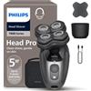 Philips Head Shaver Pro Serie 7000- Rasoio per uomo e donna, testina flessibile