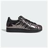 adidas Originals Donna SUPERSTAR II KJ7128 Core Nero Argento Metallizzato