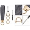 Portachiavi 17CM con Polso e Cordino - Metallo per Chiavi Uso On-the-Go