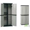 ARMADIO RESINA TREND LINE PORTASCOPE 65x37xH165 4 RIPIANI PIANI 2 ANTE ESTERNO