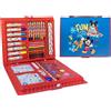 Cartoon Valigetta con colori per bambini Topolino Disney set 52 pezzi di colori e cancel