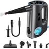 Olvy Pulitore a vapore manuale 1200 W Pentola portatile ad alta pressione con 3